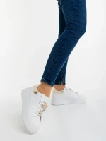 Lorimar aranyszinű női sportcipő ökológiai bőrből