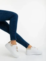 Lorimar aranyszinű női sportcipő ökológiai bőrből