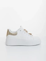 Lorimar aranyszinű női sportcipő ökológiai bőrből