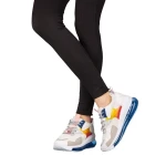 Kék női sportcipő műbőrből és textilből Tursa