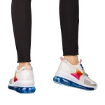 Kék női sportcipő műbőrből és textilből Tursa