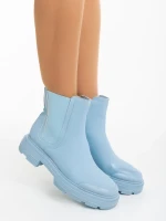 Adeliza kék női bakancs ökológiai bőrből