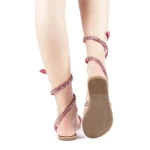 Beatris fukszia női szandál