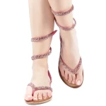 Beatris fukszia női szandál