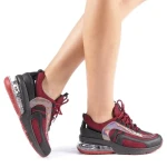 Nikol bordó női sportcipő