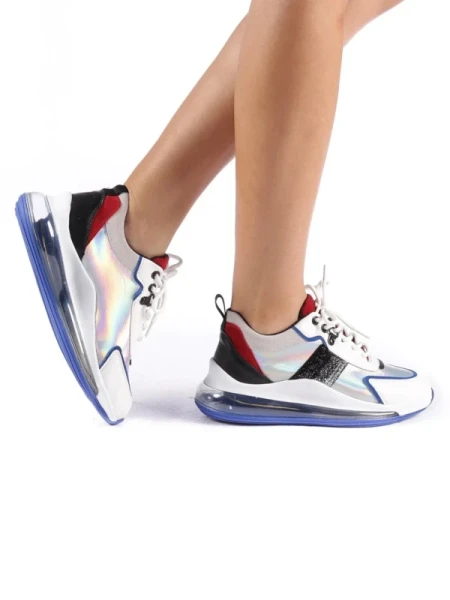 Tamina fehér és kék női sportcipő