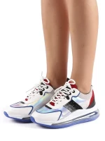 Tamina fehér és kék női sportcipő