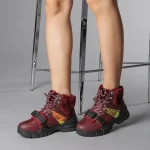 Iordana bordó női bakancs