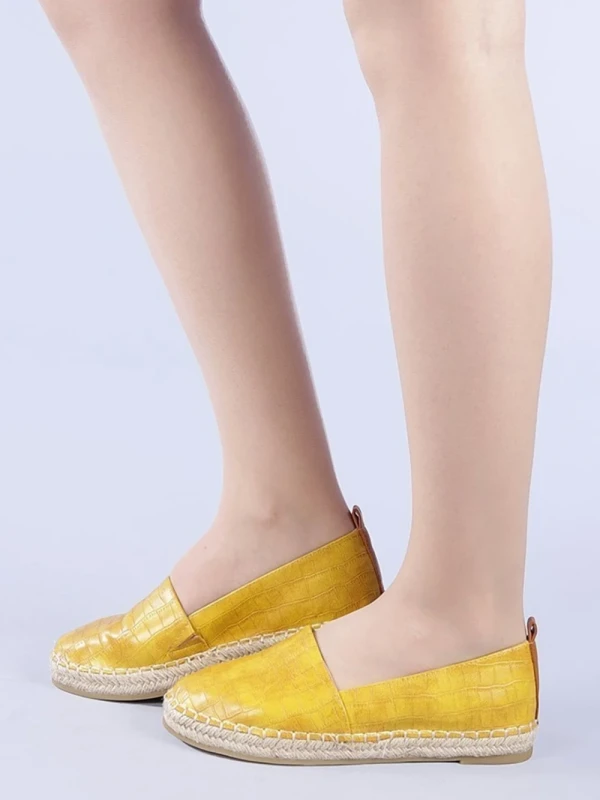 Ioana sárga női espadrille