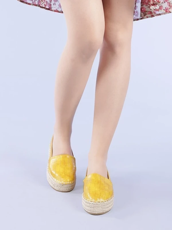 Madalina sárga női espadrille