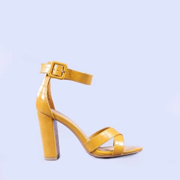 Lorian sárga női szandál