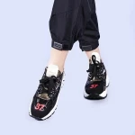 Petrina fekete női sportcipő