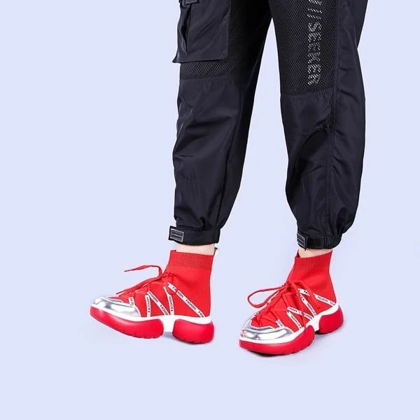 Ramona piros női sportcipő