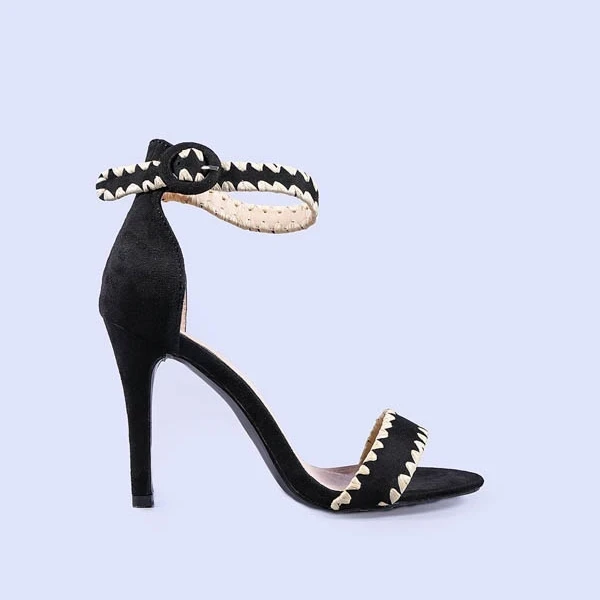 Usaghi fekete női szandál