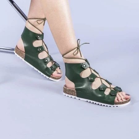 Cybele zöld női szandál