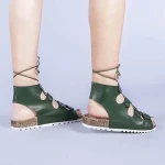 Cybele zöld női szandál