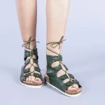 Cybele zöld női szandál