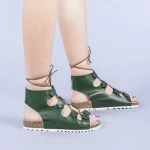 Cybele zöld női szandál