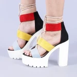 Yasmine fekete női szandál