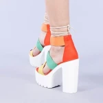 Yasmine piros női szandál