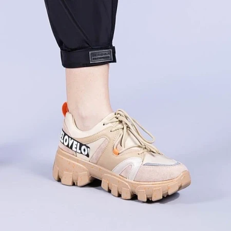 Magdalen bézs női sportcipő