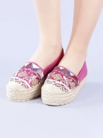 Natasa rózsaszínű női espadrille