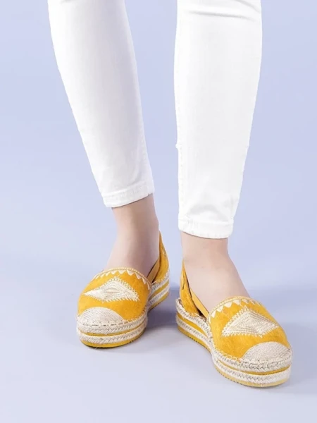 Mirabela sárga női espadrille