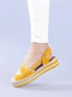 Mirabela sárga női espadrille