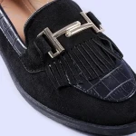 Otilia fekete női mokaszin