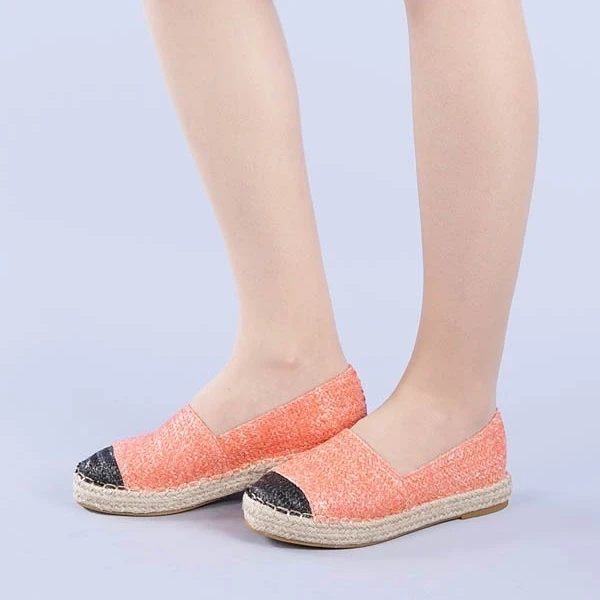 Cristiana narancssárga női espadrille