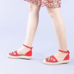 Raluca piros női espadrille