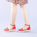 Raluca piros női espadrille
