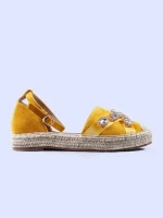 Raluca sárga női espadrille