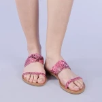 Simina fukszia női papucs