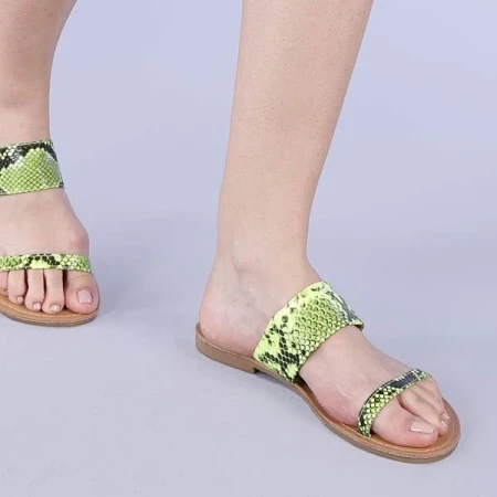 Simina sárga női papucs