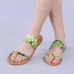 Simina sárga női papucs