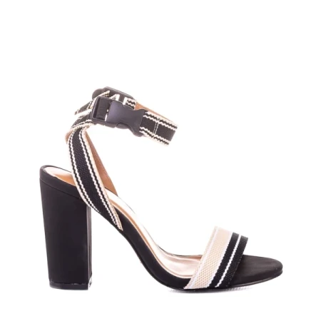 Faith fekete női szandál