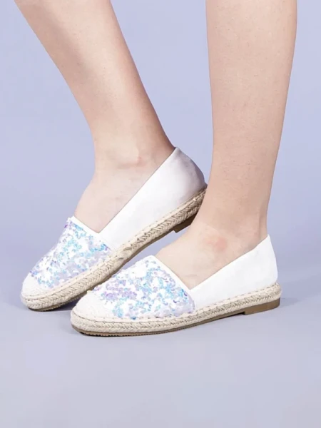 Chapa fehér női espadrille