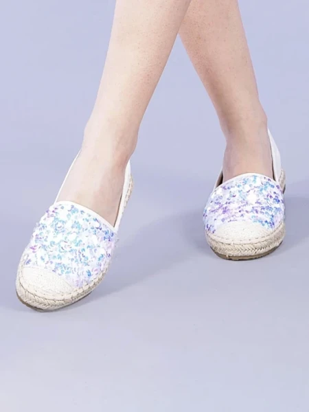 Chapa fehér női espadrille