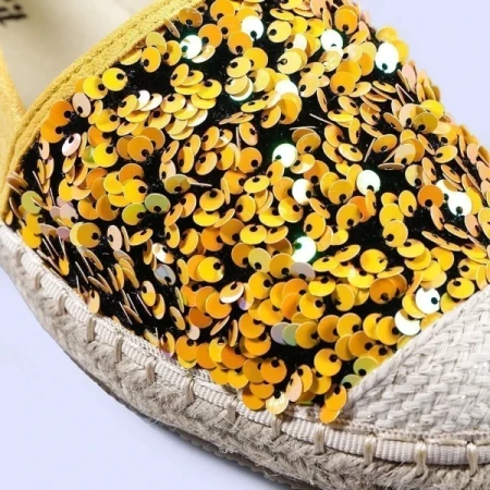 Chapa sárga női espadrille
