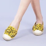 Chapa sárga női espadrille