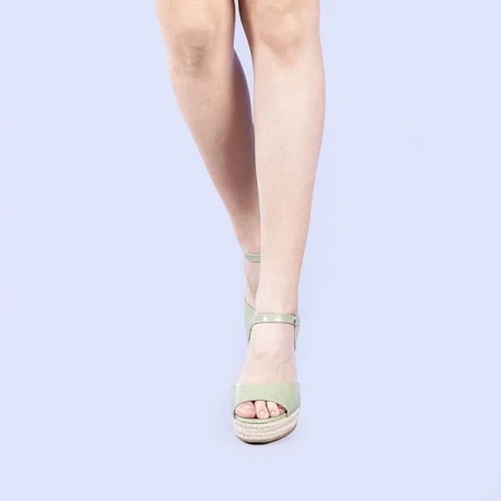 Alina zöld női szandál