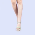 Alina zöld női szandál