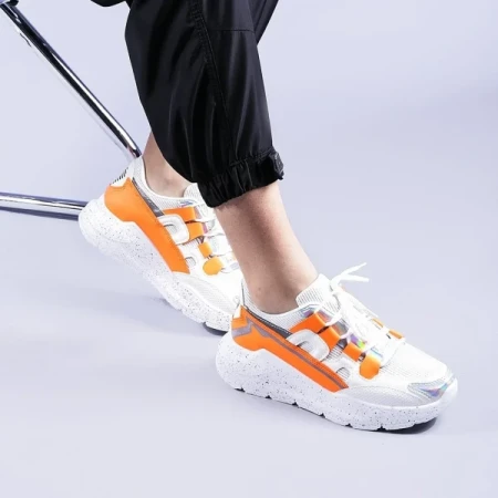 Leila narancssárga női sportcipő