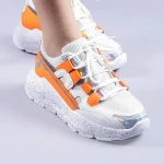 Leila narancssárga női sportcipő