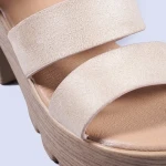 Nicola bézs női szandál