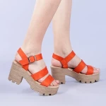 Nicola narancssárga női szandál