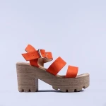 Nicola narancssárga női szandál