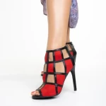 Hortensia narancssárga női szandál