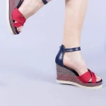 Irina piros női szandál